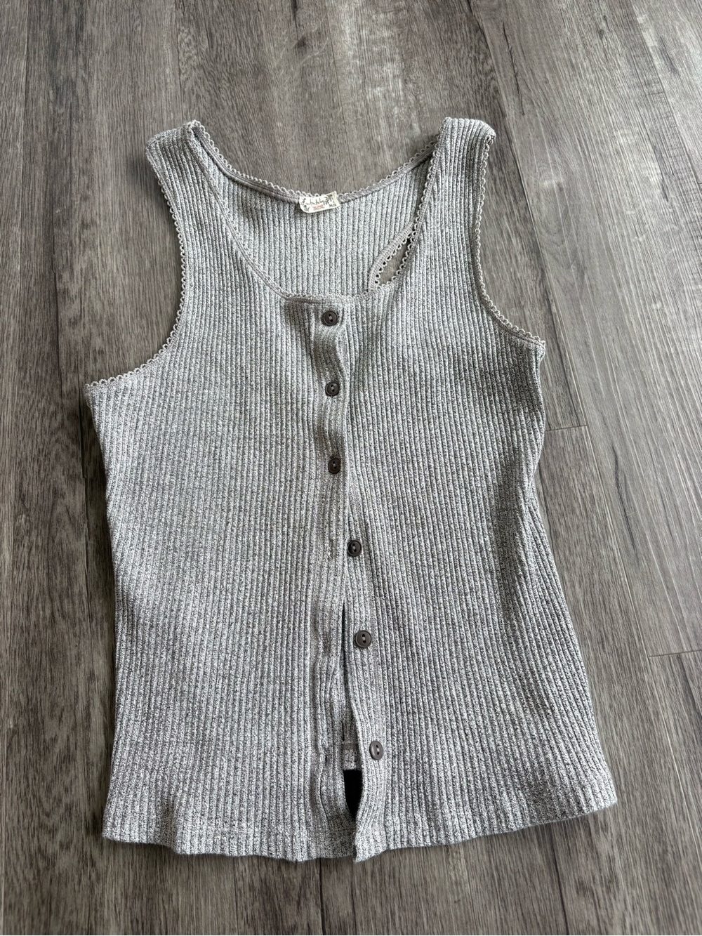 Free People Button Up Tank M